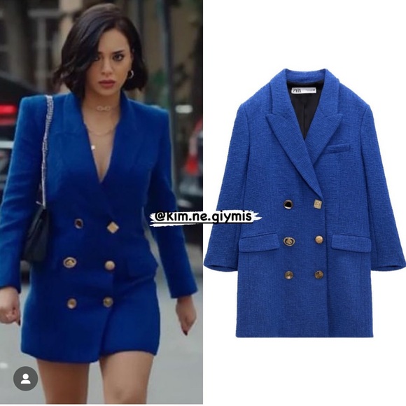 ZARA TEXTURED BLAZER - Picture 4 of 16